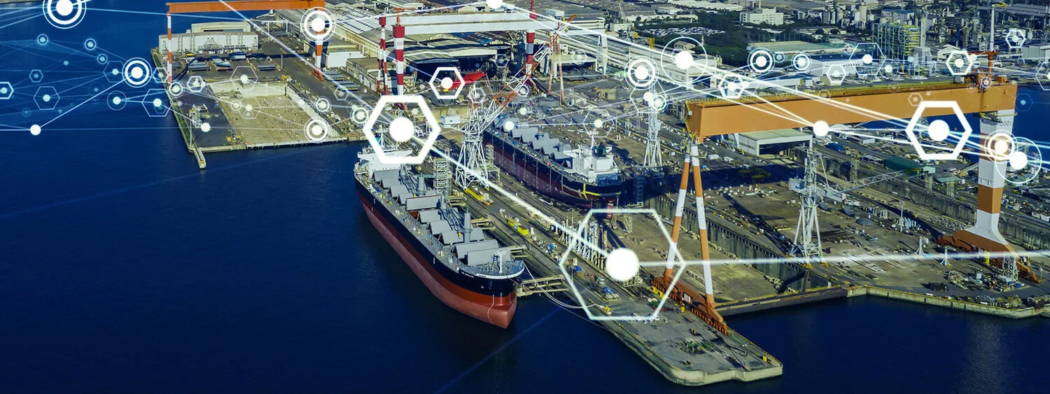 Shipyard with digital elements