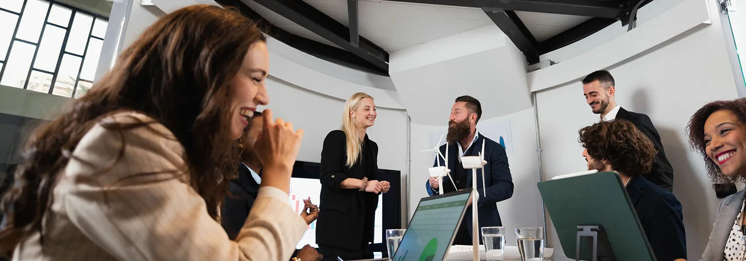 Engineers in a design engineering office