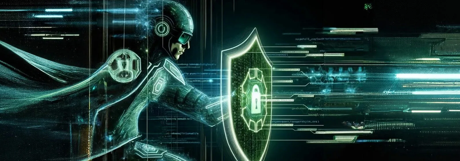 Digital protection with a shield and a lock