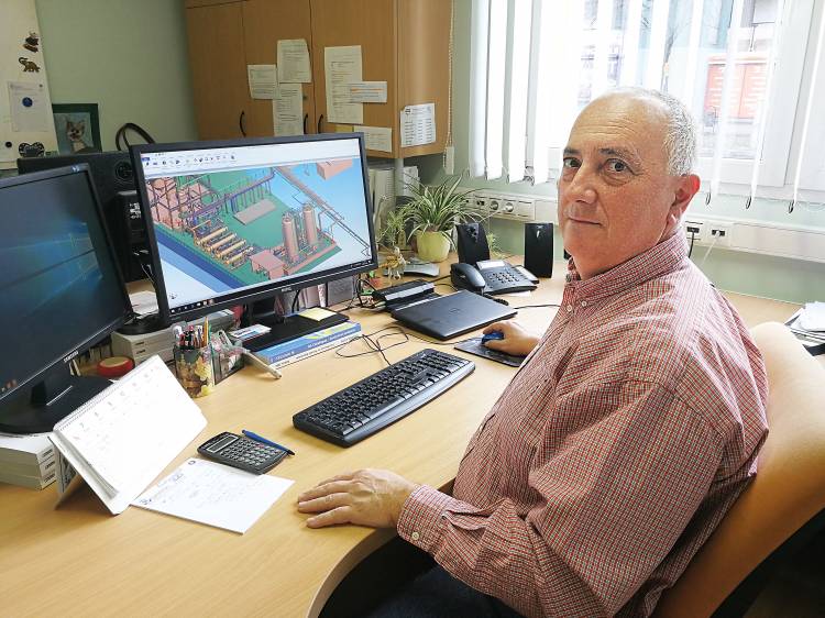 Mr. Zsolt Hadri in his office