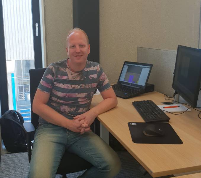 Paul Buijs in his office