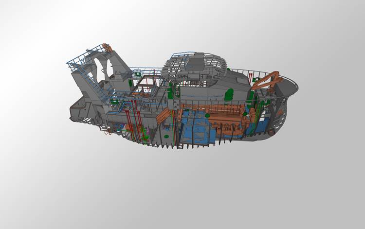 Ship 3D model