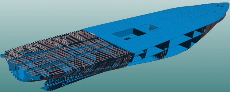 Hull 3D model