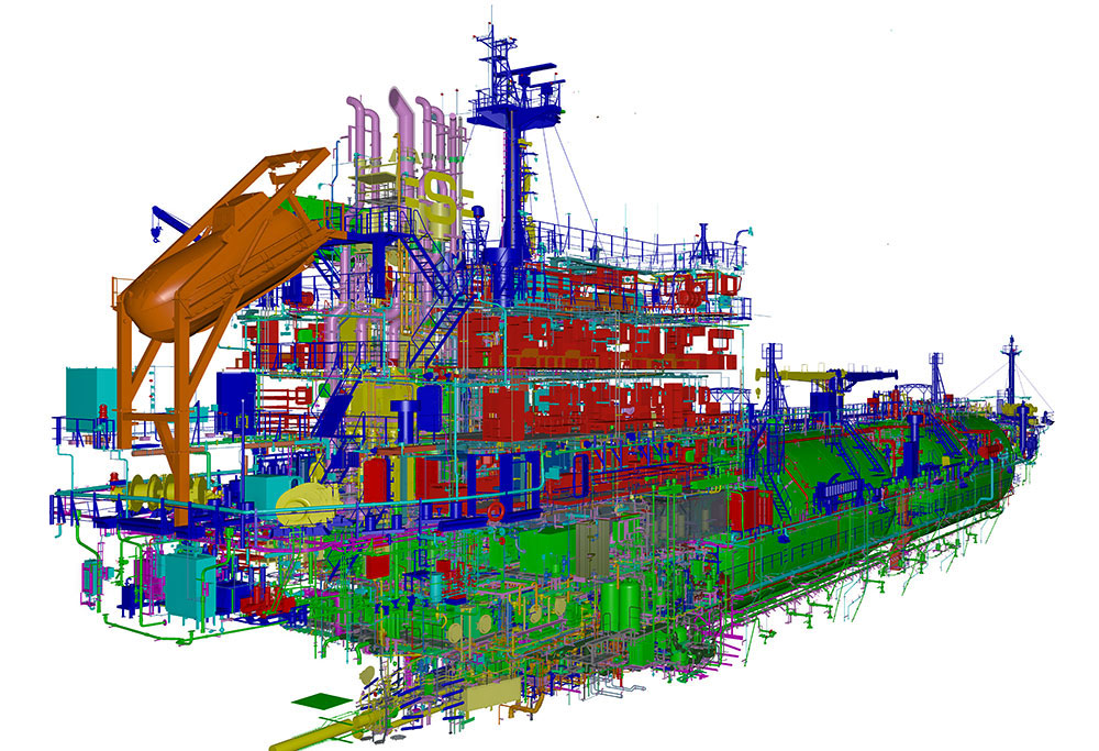 3d ship model