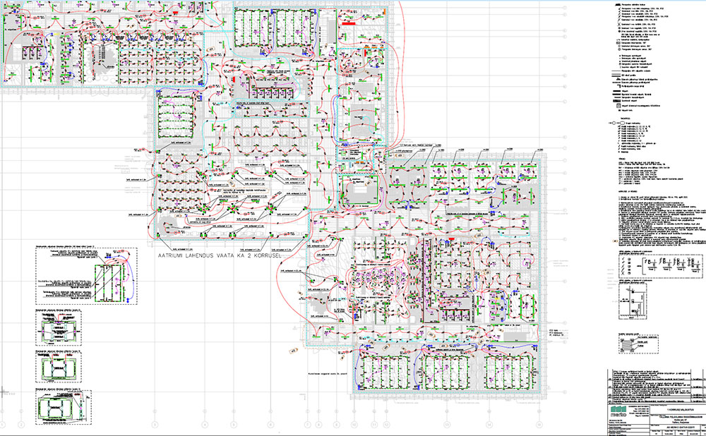 Cable route visualization