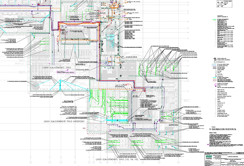 Cable route visualization