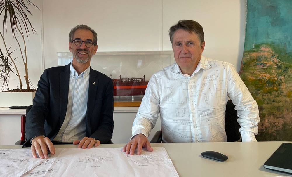 Guus van der Bles and Paul Filius