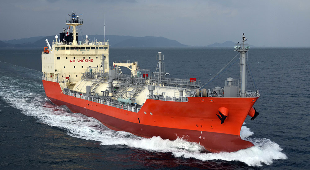 Ship at the sea