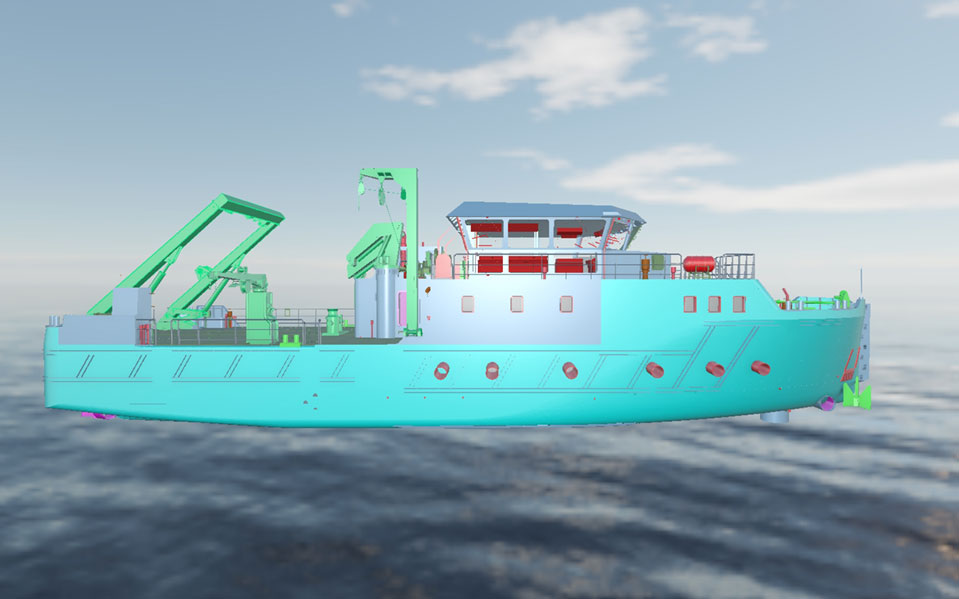 Ship 3D model