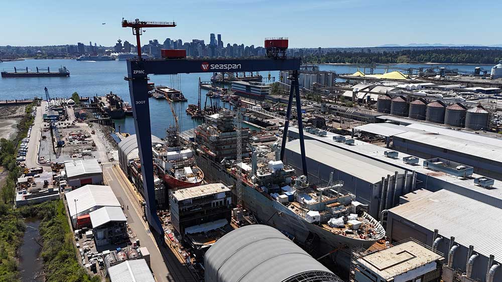 Seaspan’s Vancouver Shipyards and outfit pier