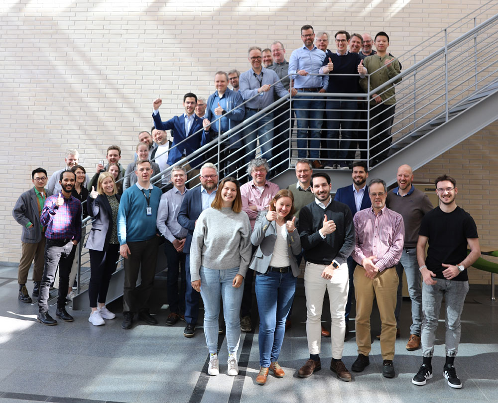 The SEUS team members outside