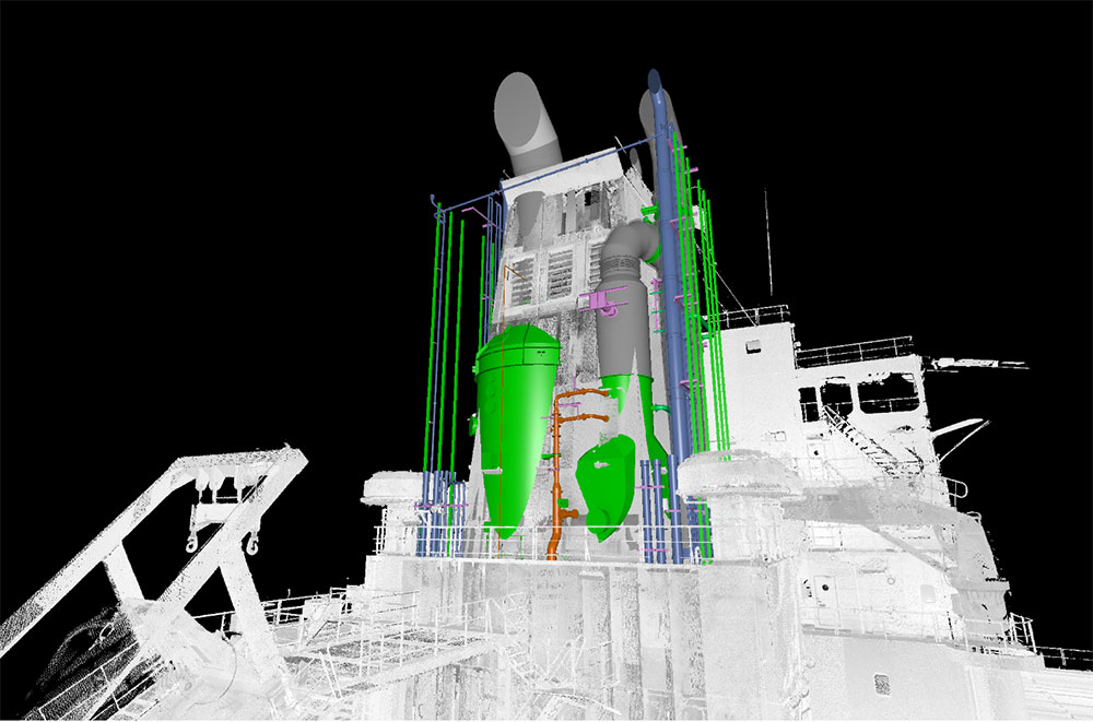 3D ship model