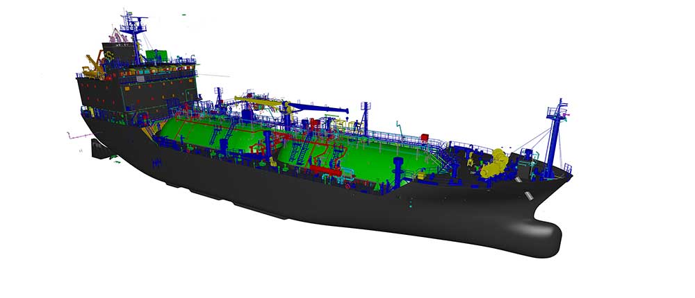 3D ship model
