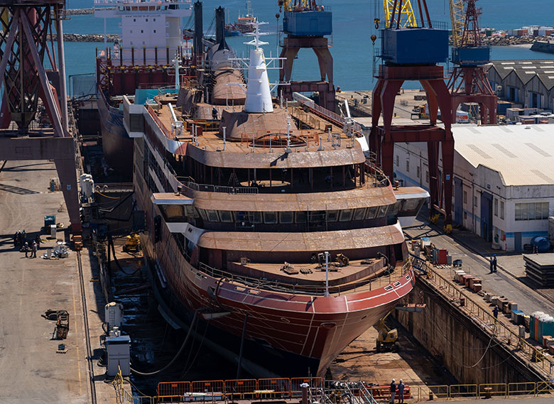 Ship at the dock