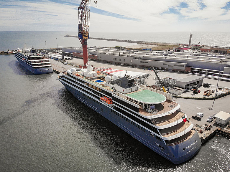 ships at the dock