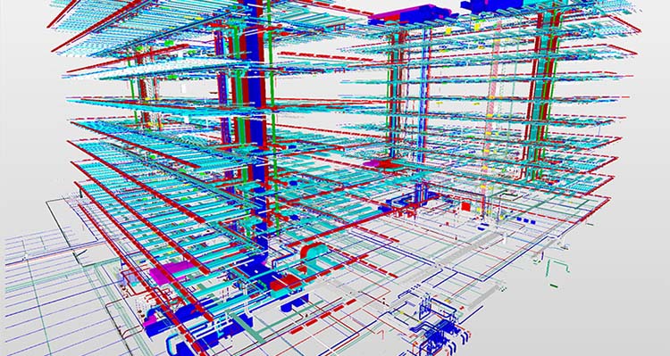 3D model of the building