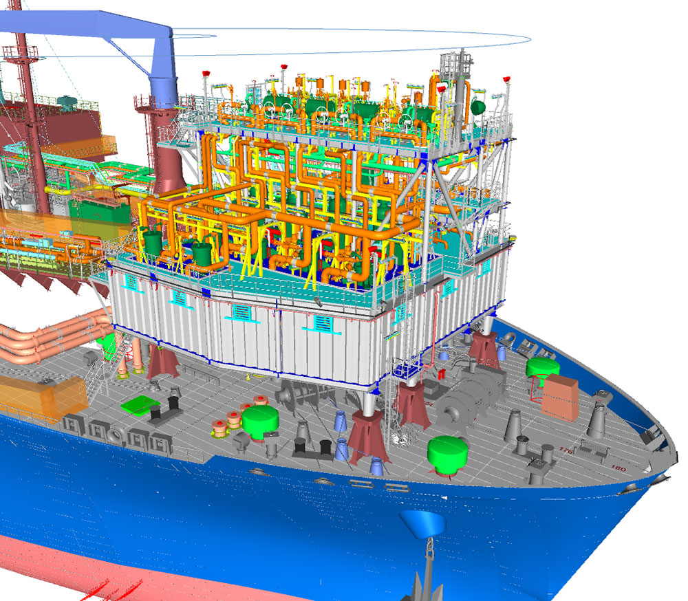 3D ship model