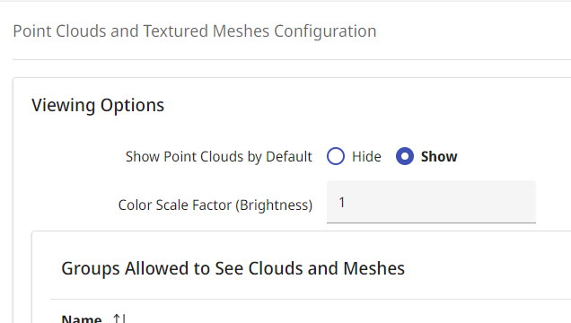 eShare User interface