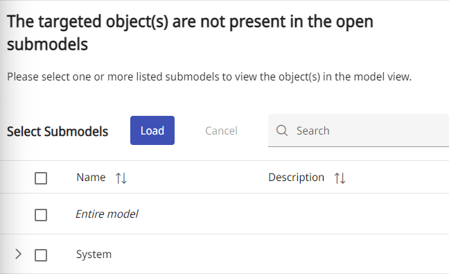 eShare target not found interface