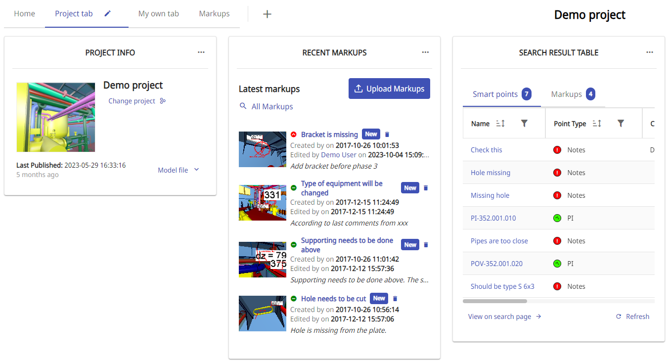 Customizable eShare Home View