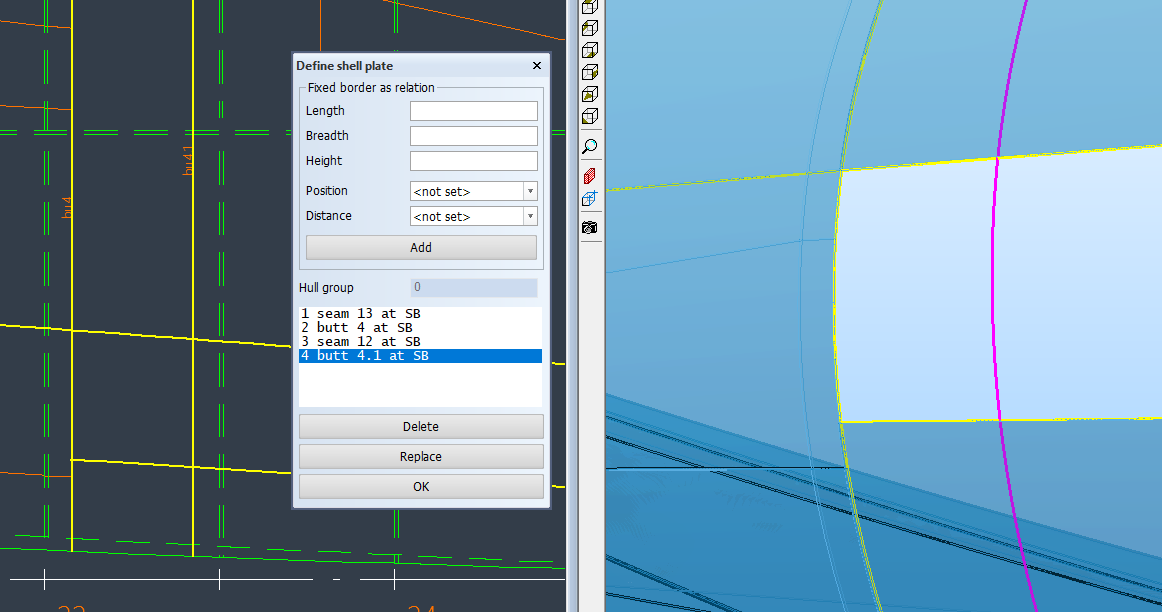 Shell plates user interface