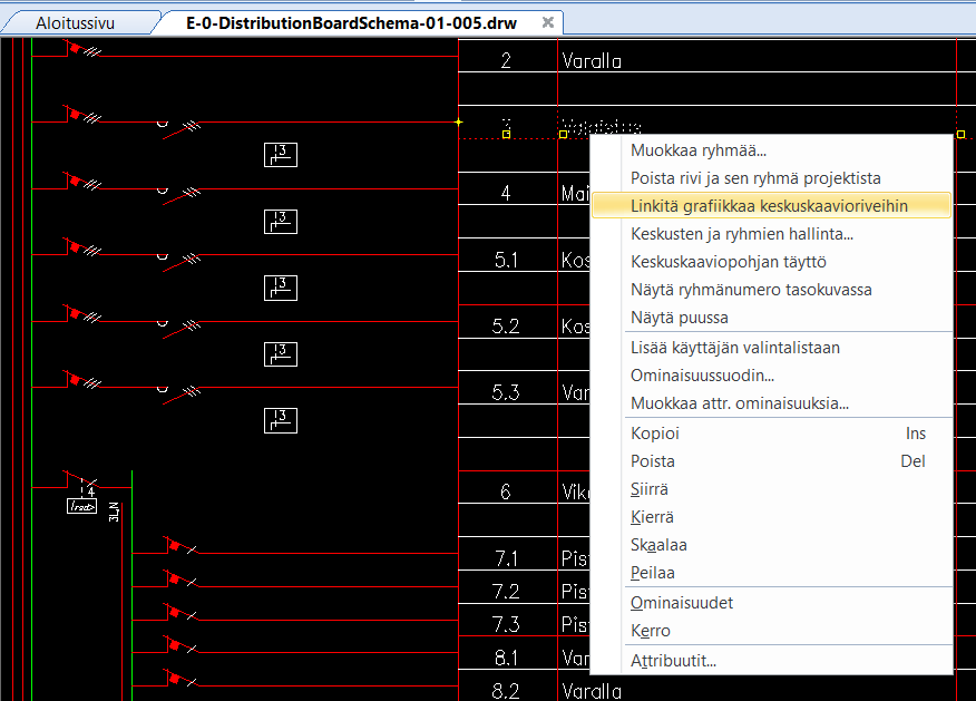 Uudistuksia DB-sovelluksessa.