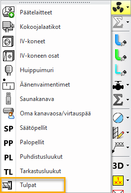 Uusi Tulpat-toiminto CADMATIC HVACissa.