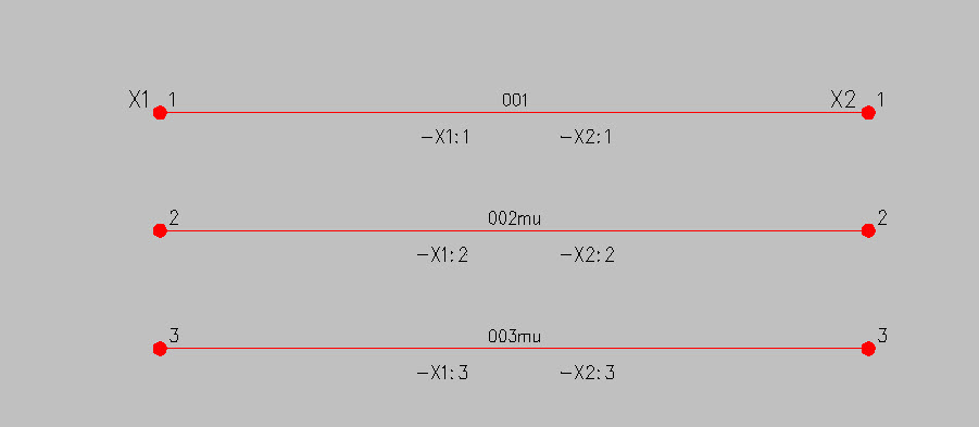 Johdinmerkinnät CADMATIC Electricalissa