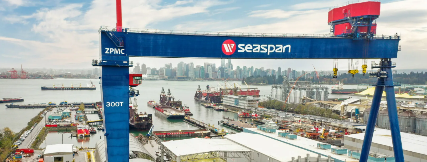 Seaspan shipyard overview highlighting digital transformation through automated assembly planning