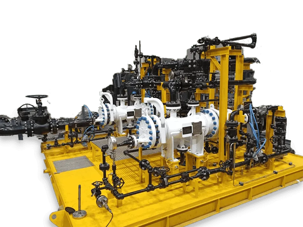 Process skid by Enpro Industries. They reduced the time to create isometric drawing from 5 days to 1 with Cadmatic.